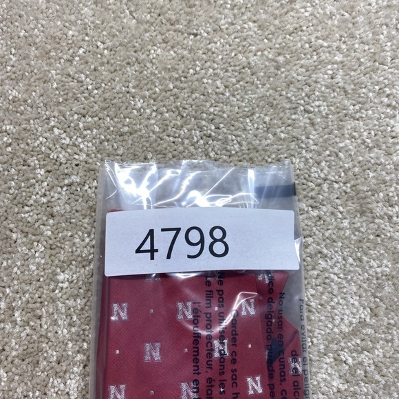 The Jardine Tie Mens Red Nebraska NCAA Workwear Business Outdoor NEW - Picture 8 of 8